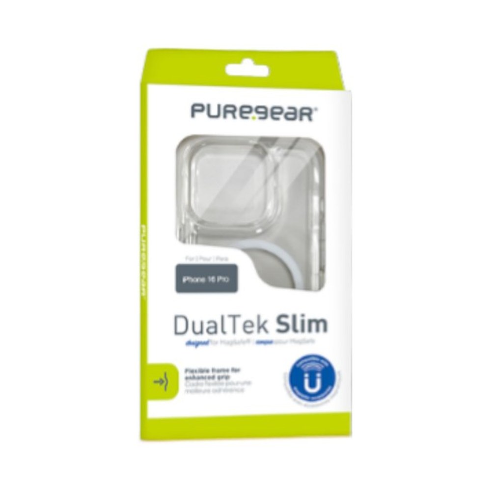 כיסוי אחורי שקוף לאייפון 16 PROMAX מבית PUREGEAR