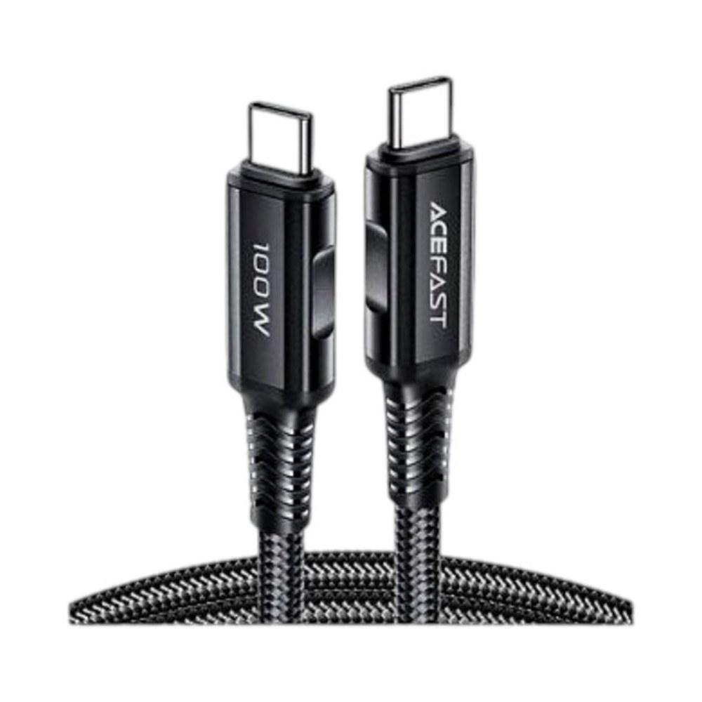 כבל טעינה מהירה ACEFAST C4-03 USB-C ל-USB-C הספק 100W אורך 2 מטר
