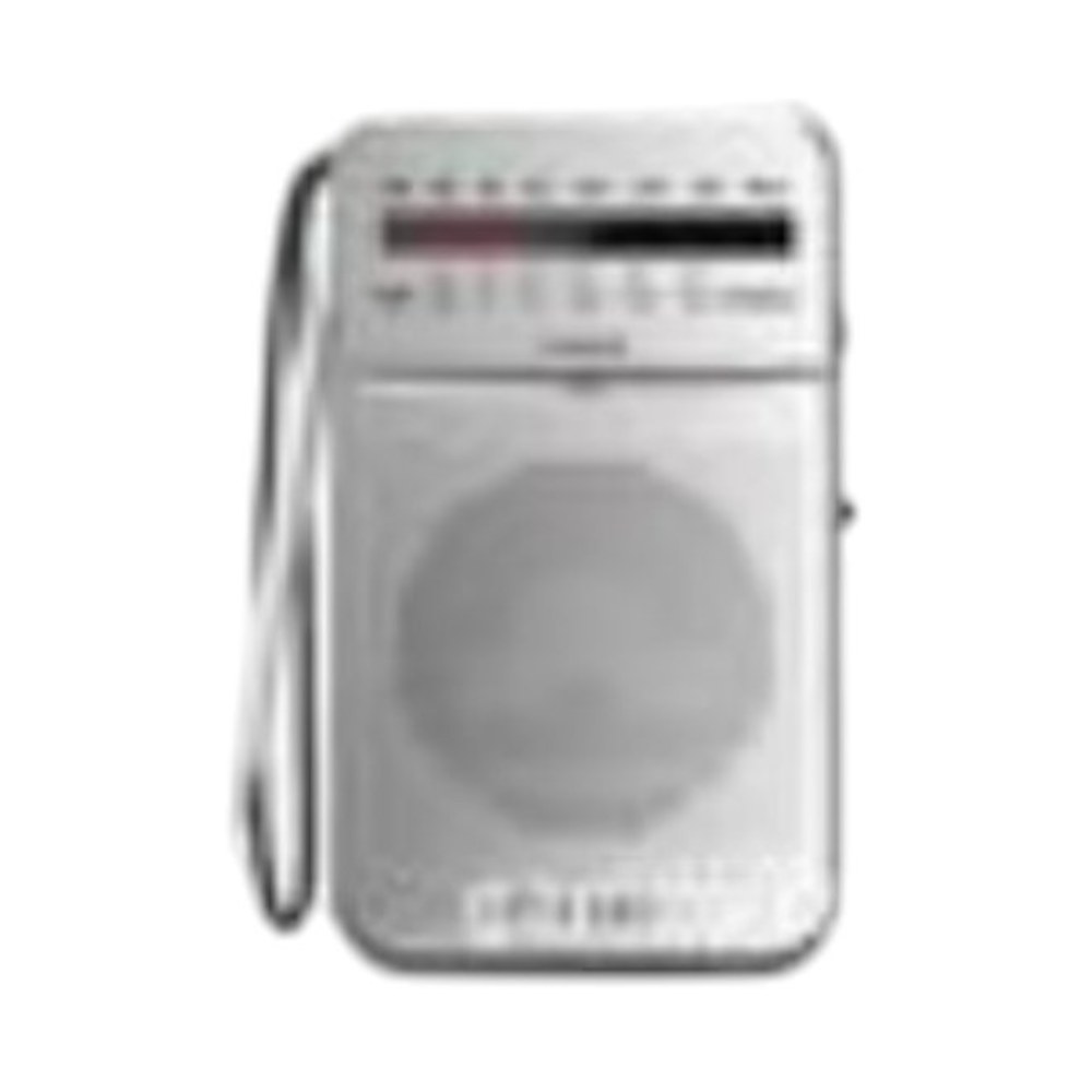 רדיו קומפקטי בשיטת AM/FM, קטן ועוצמתי. פועל על 2 סוללות AA ICF-961