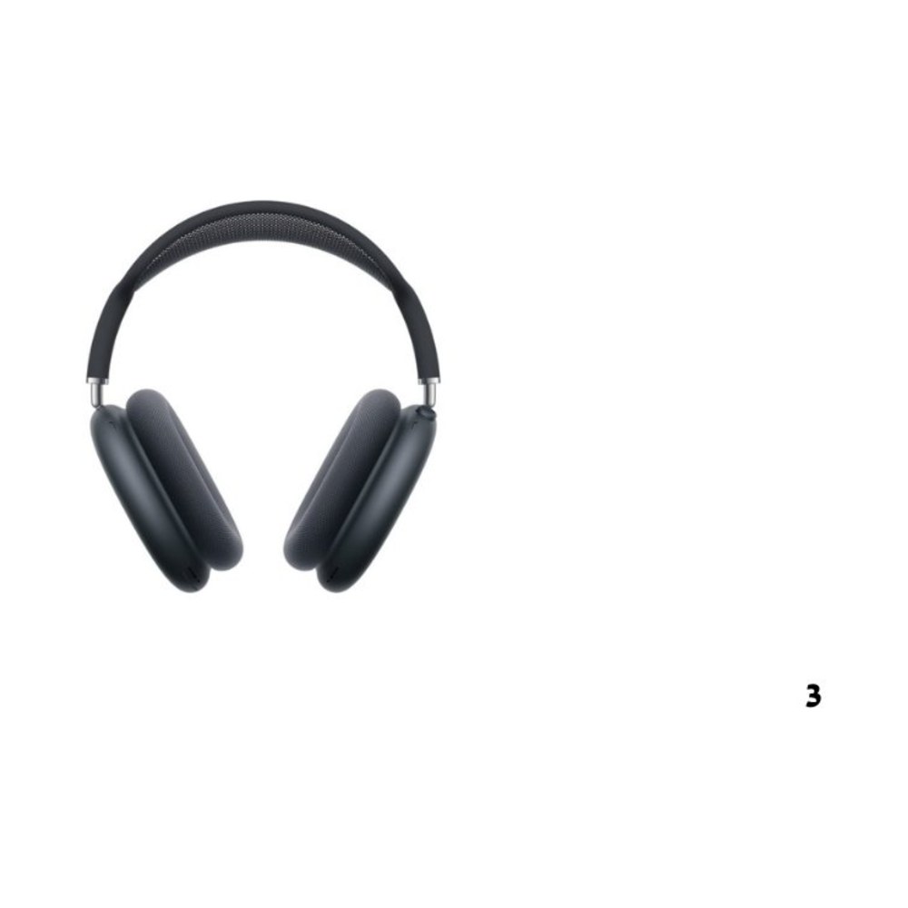 אוזניות קשת אלחוטיות Apple AirPods Max 2 | סינון רעשים | שחור