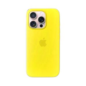 כיסוי סיליקון מקורי ל-Apple iPhone pro 16 עם חיבור MagSafe -star fruit