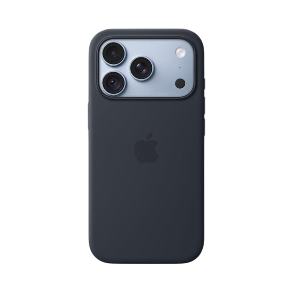 כיסוי סיליקון מקורי Apple עם MagSafe ל-iPhone Pro – כחול נייבי