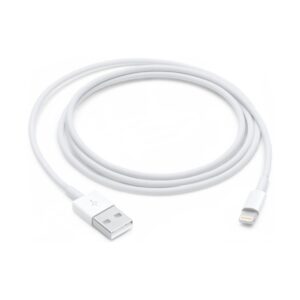 כבל טעינה מקורי Apple USB-A ל-Lightning | 1 מטר | לאייפון ואייפד | יבואן רשמי
