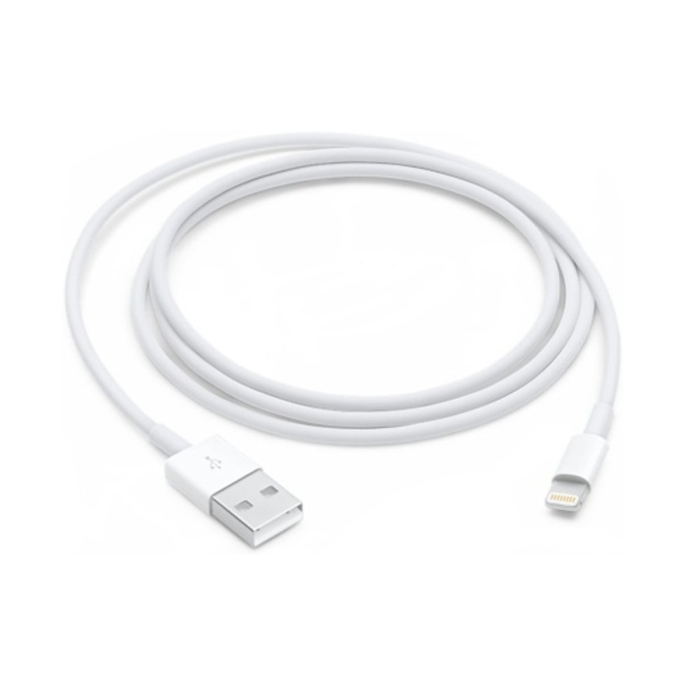 כבל טעינה מקורי Apple USB-A ל-Lightning | 1 מטר | לאייפון ואייפד | יבואן רשמי