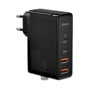 ראש מטען מהיר Baseus GaN2 Pro 100W – ארבעה יציאות USB-C / USB-A