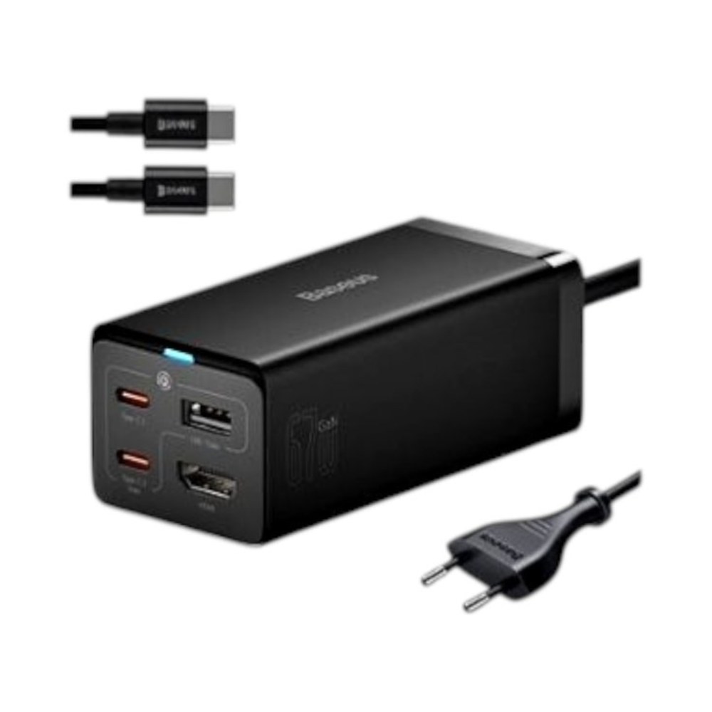תחנת עגינה ומטען מהיר Baseus GaN5 Pro 67W