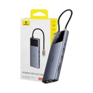 Baseus Metal Gleam Series II 10-in-1 USB HUB - תחנת עגינה רב תכליתית