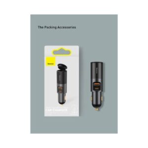 Baseus USB+Type-C 120W Share Together Fast Car Charger with Cigarette Lighter Ex