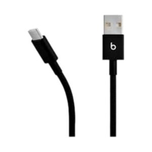 כבל טעינה ונתונים Beats USB-A to USB-C באורך 1.5 מטר - שחור קלוע