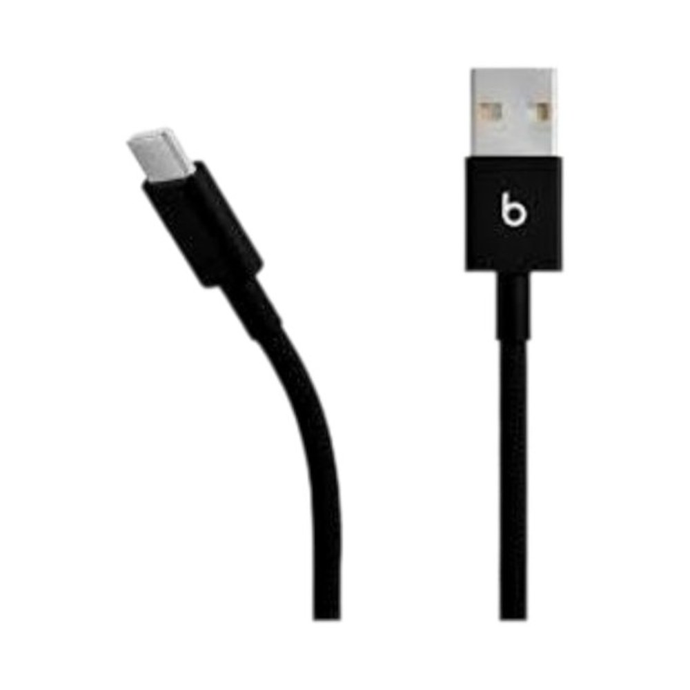 כבל טעינה ונתונים Beats USB-A to USB-C באורך 1.5 מטר - שחור קלוע