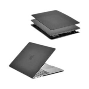 Case-Mate Snap-On Hardshell Cover Impact & Scratch Protection with Keyboard Cover for Apple MacBook Pro 13 (US & UK Layout, Smoke)-שחור