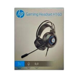 אוזניות גיימינג חוטיות HP H160 | עם מיקרופון | שחור
