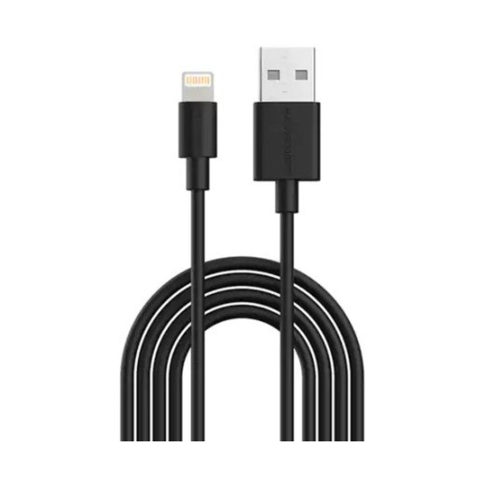 כבל טעינה רגיל | Lightning to USB-A | מטר 2 |צבע שחור