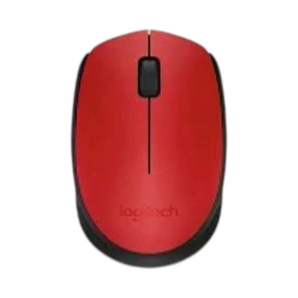 עכבר אלחוטי Logitech M171 - צבע אדום