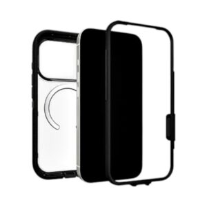 כיסוי OtterBox Defender Pro XT לאייפון 17 פרו | iPhone 17 Pro | שקוף שחור