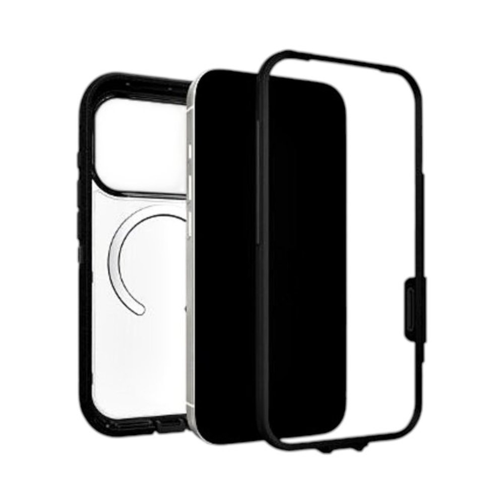 כיסוי OtterBox Defender Pro XT לאייפון 17 פרו | iPhone 17 Pro | שקוף שחור