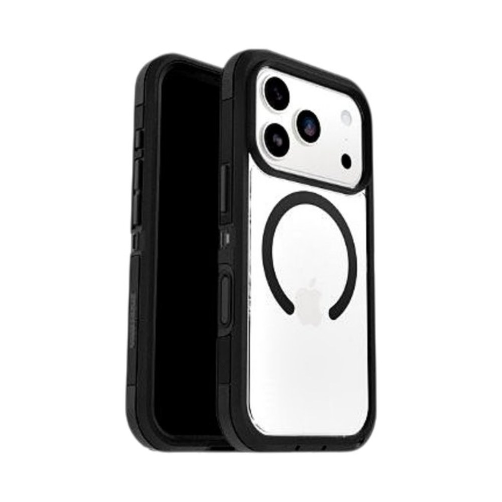 כיסוי OtterBox Defender Pro XT לאייפון 17 פרו מקס | iPhone 17 Pro Max | שקוף שחור