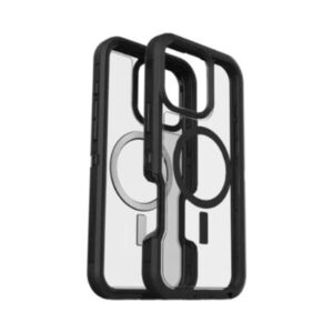כיסוי OtterBox Defender XT MagSafe לאייפון 16 פרו | iPhone 16 Pro | שקוף שחור