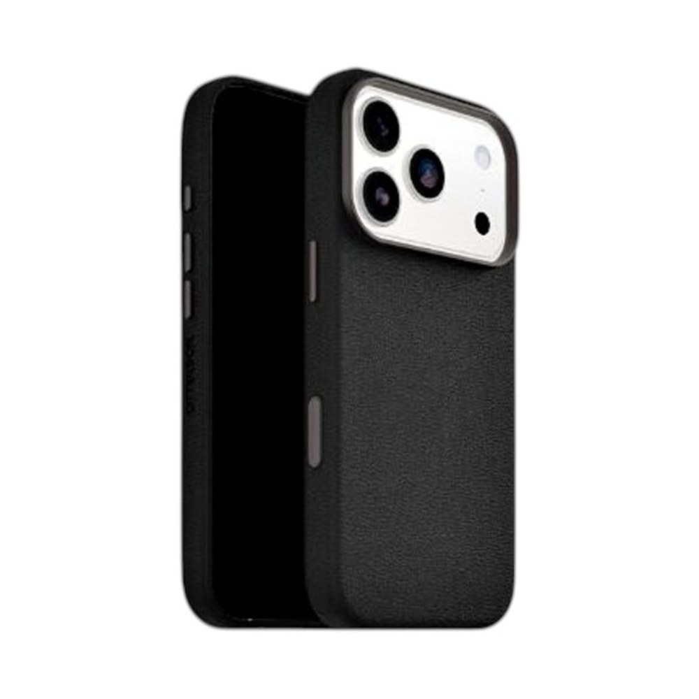 כיסוי OtterBox Symmetry Cactus Leather לאייפון 17 פרו מקס | iPhone 17 Pro Max | שחור