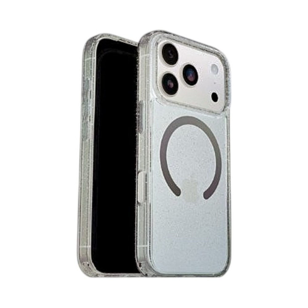 כיסוי OtterBox Symmetry Clear MagSafe לאייפון 17 פרו מקס | iPhone 17 Pro Max | שקוף נצנצים