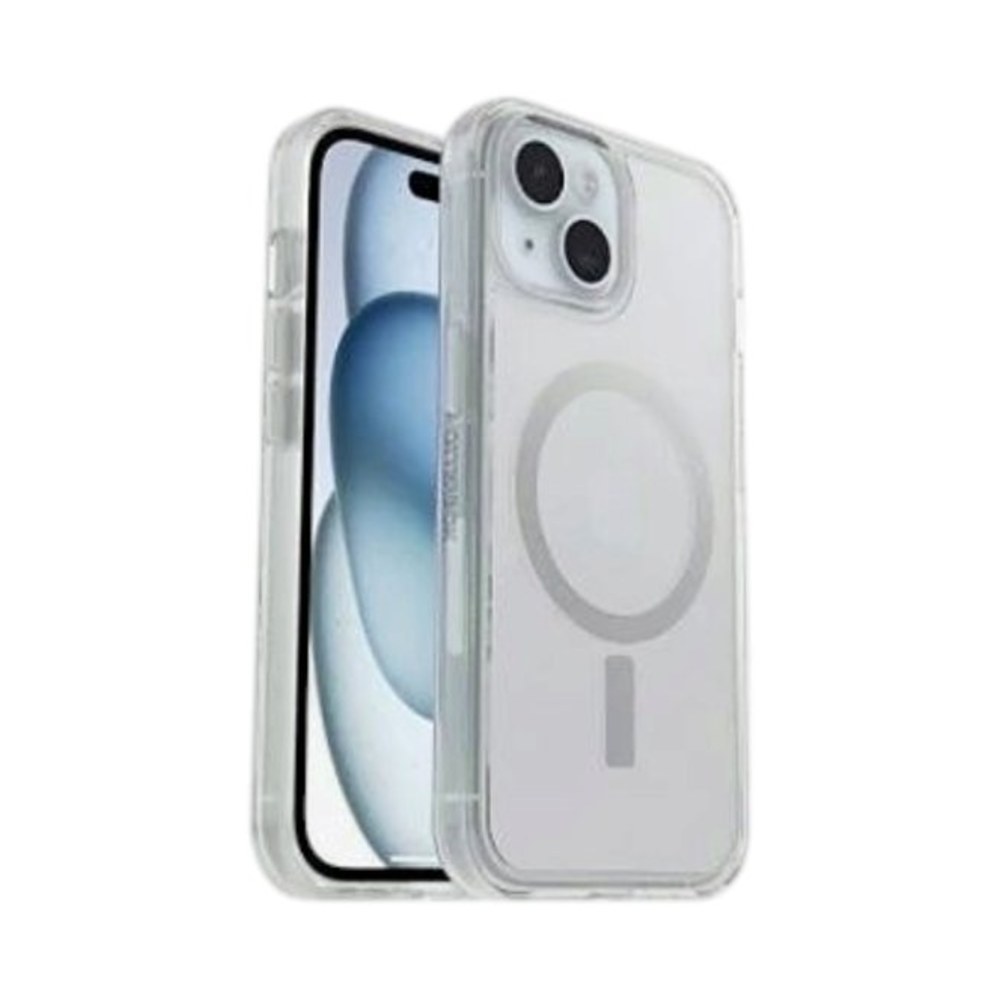 כיסוי OtterBox Symmetry Plus MagSafe לאייפון 13 / 14 / 15 / 16e / 17e | שקוף