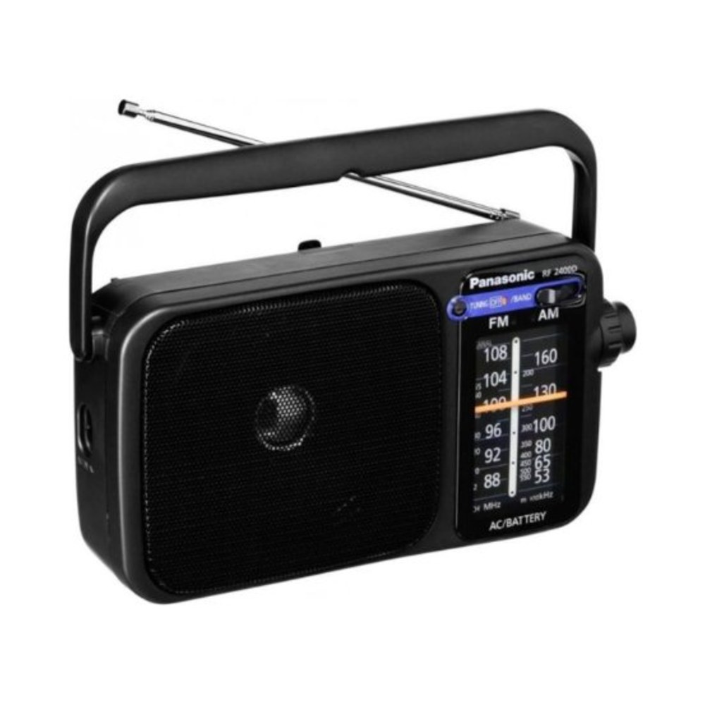 Panasonic מערכת שמע ניידת חשמל/סוללות RF2400 רדיו