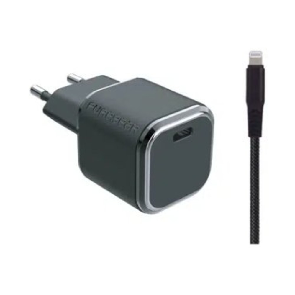 מטען קיר מהיר PureGear 35W GaN | לאייפון Lightning | מאושר Apple