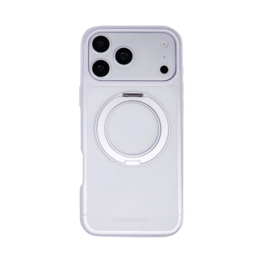 כיסוי PureGear DualTek360 MagSafe לאייפון 18 פרו | מעמד מסתובב 360° | שקוף עשן