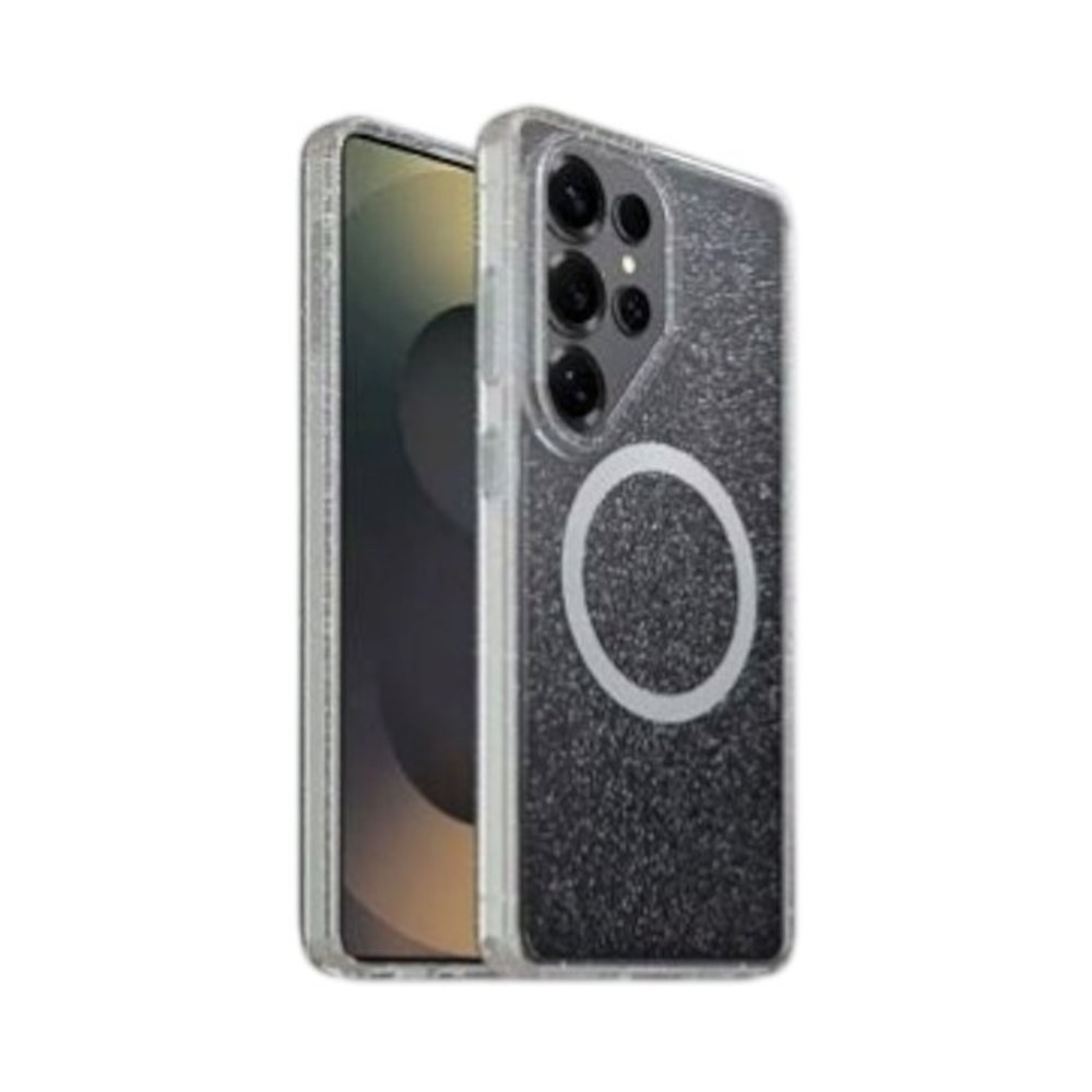 כיסוי לגלקסי S26 אולטרה עם מגנטים דו-שכבתי OtterBox Symmetry -שקוף נצנצים
