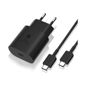 סט מטען מהיר מקורי Samsung 25W | כולל כבל Type-C | יבואן רשמי
