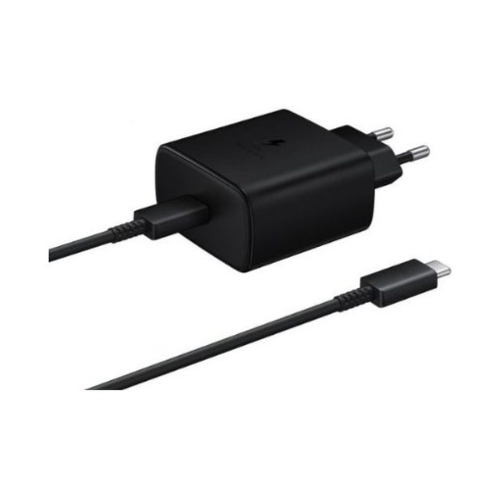 סט מטען סופר מהיר מקורי Samsung 45W | כולל כבל Type-C | יבואן רשמי