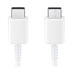כבל טעינה מהירה מקורי Samsung | Type-C ל-Type-C | לבן