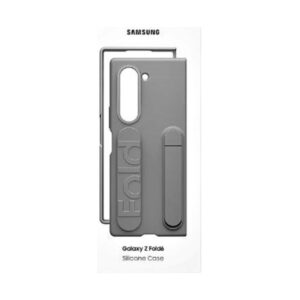 כיסוי סיליקון מקורי Samsung עם מעמד ורצועה לגלקסי Z Fold6 | Samsung Galaxy Z Fold6 | אפור
