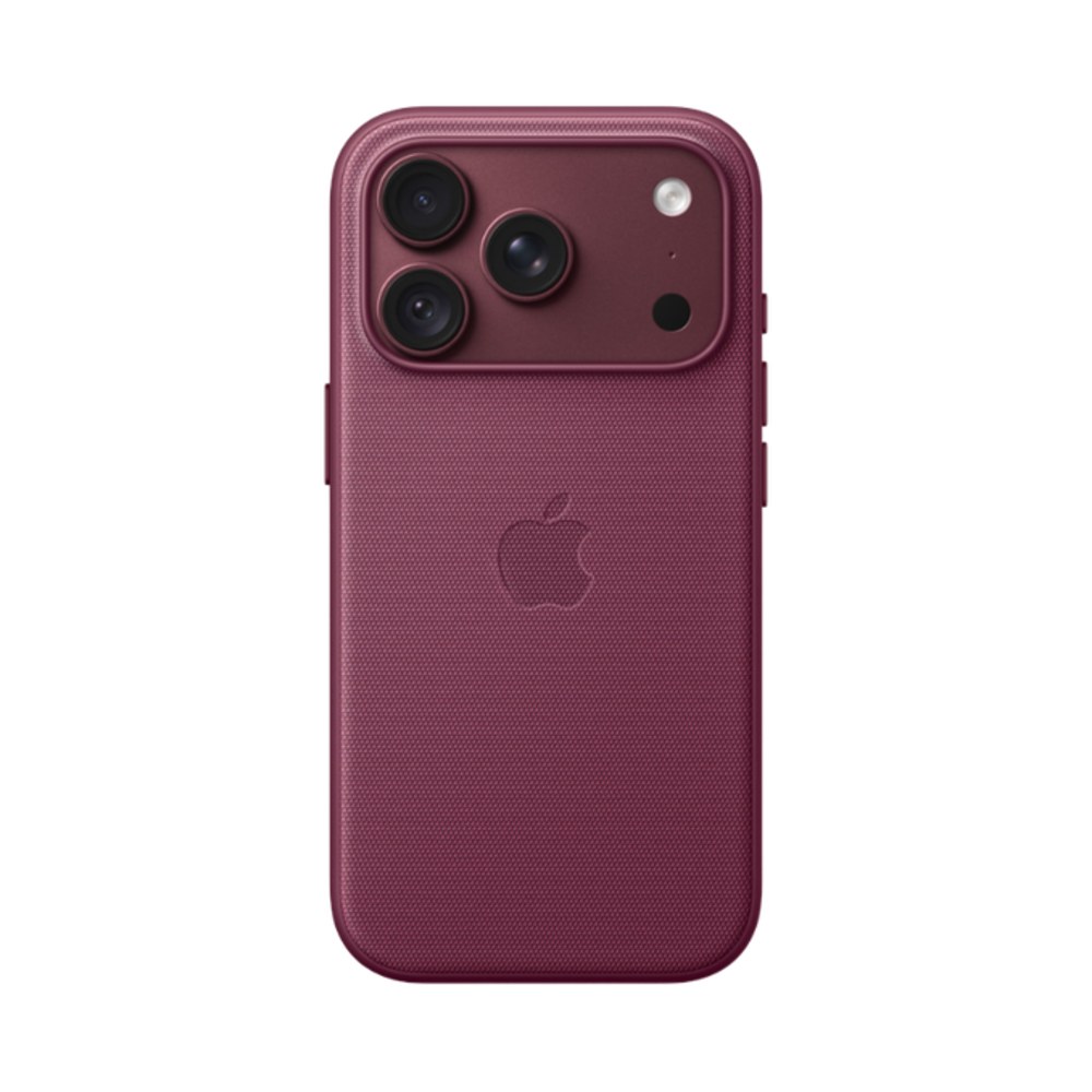 כיסוי TechWoven מקורי Apple MagSafe לאייפון 18 פרו | iPhone 18 Pro | בורדו Mulberry