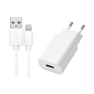 מטען לאייפון | ראש מטען USB-A ‏2A | כולל כבל USB-A ל־Lightning