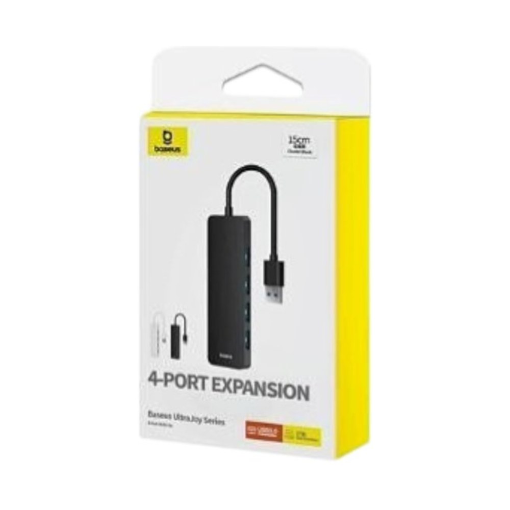 מפצל USB-A קומפקטי Baseus UltraJoy | 4 יציאות USB 3.0 | עד 5Gbps