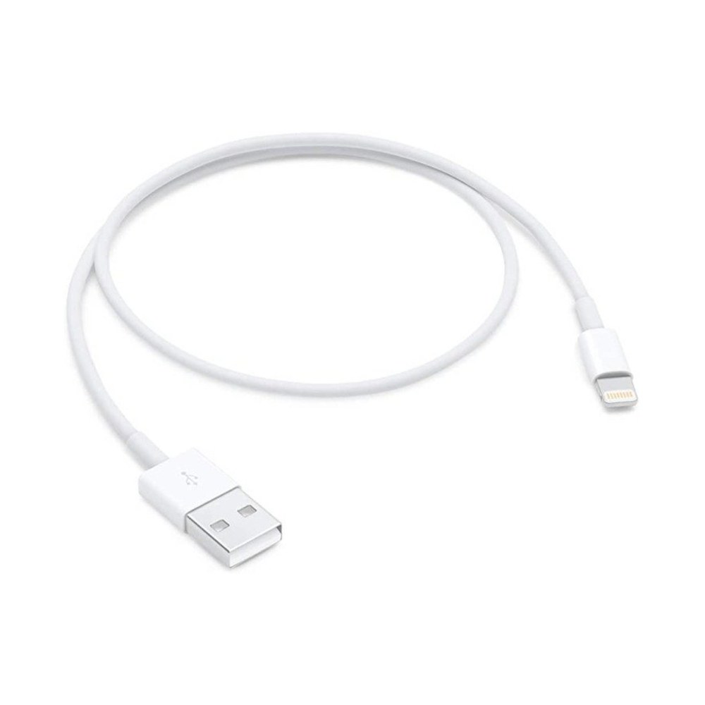 כבל טעינה לאייפון USB-A ל-Lightning | 1 מטר | לבן
